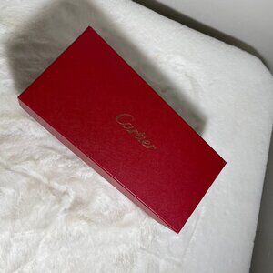 Cartier Red Gold Box Display Storage Accessories